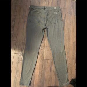 Suede grey pants
